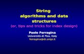 String  algorithms and data structures (or, tips and tricks for index design)
