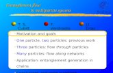 Entanglement flow             in multipartite systems