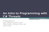 An Intro to Programming with C# Threads