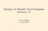 Design of Health Technologies lecture 17