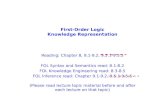 First-Order Logic Knowledge Representation