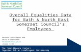 Overall Equalities Data for Bath & North East Somerset Council’s Employees