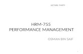 HRM-755  PERFORMANCE MANAGEMENT