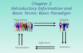 Chapter 2 Introductory Information and Basic Terms: Basic Paradigm