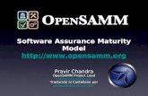 Software Assurance Maturity Model opensamm