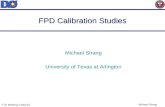 FPD Calibration Studies