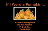 If I Were a Pumpkin…