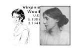 Virginia Woolf U.K. b.1882 d.1941
