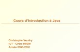 Cours d’introduction à Java