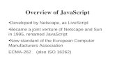 Overview of JavaScript