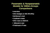 Parametric & Nonparametric Models for Within-Groups Comparisons