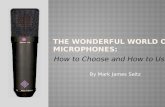 The Wonderful World of Microphones:
