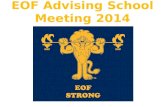 EOF Advising School Meeting 2014