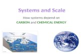 How systems depend on CARBON  and  CHEMICAL ENERGY