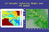 LA Seismic Velocity Model and  FE model