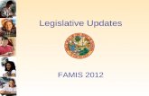 Legislative Updates FAMIS 2012
