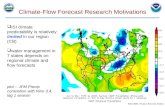 Climate-Flow Forecast Research Motivations
