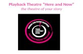Playback Theatre  “ Here and Now ” the theatre of your story