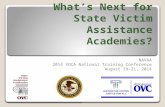What’s Next for State Victim Assistance Academies?