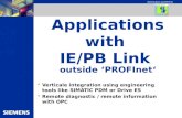 Applications with  IE/PB Link