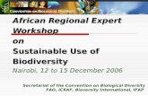 Secretariat of the Convention on Biological Diversity FAO, ICRAF, Bioversity International, IFAP