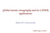 Global seismic tomography and its CIDER applications