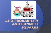 11-2 Probability  and PunneTt Squares