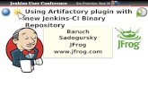 Using Artifactory plugin with new Jenkins-CI Binary Repository