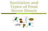 Sanitation and Types of Food Borne Illness