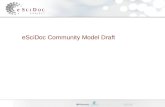 eSciDoc Community Model Draft