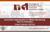 Innovative Approaches to Offsite Monitoring  and TA Provision Greta Colombi, NDTAC