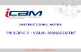 PRINCIPLE 3 – visual management