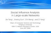 Social Influence Analysis  in Large-scale Networks
