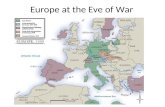 Europe at the Eve of War