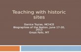 Teaching with historic sites
