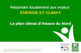 Répondre localement aux enjeux  énergie et climat Le plan climat d’Alsace du Nord