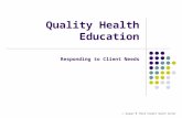 Quality Health Education