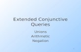 Extended Conjunctive Queries