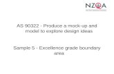AS 90322 -  Produce a mock-up and model to explore design ideas