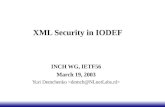 XML Security in IODEF