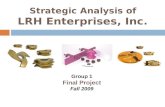 Strategic Analysis of  LRH Enterprises, Inc.