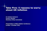 Take Five: 5 reasons to worry about UK inflation