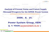 Analysis of Present  Status and Future Supply /Demand Prospects for the DPRK Power System