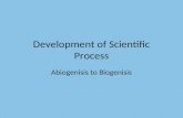 Development of Scientific Process