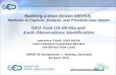 Building a User-Driven GEOSS:  Methods to Capture, Analyze, and Prioritize User Needs