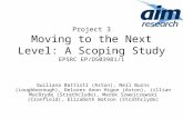 Project 3 Moving to the Next Level: A Scoping Study EPSRC EP/D503981/1