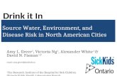 Source Water, Environment, and Disease Risk in North American Cities