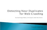 Detecting Near Duplicates for Web Crawling