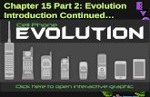 Chapter 15 Part 2: Evolution Introduction Continued…