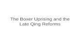 The Boxer Uprising and the Late Qing Reforms